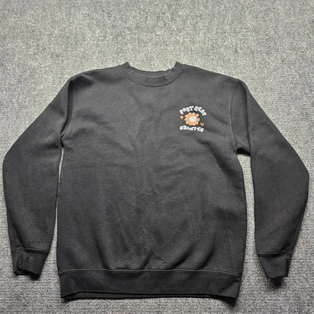 Eighty Eight Brand Just Keep Growing Graphic Sweatshirt Black Large RN89970
